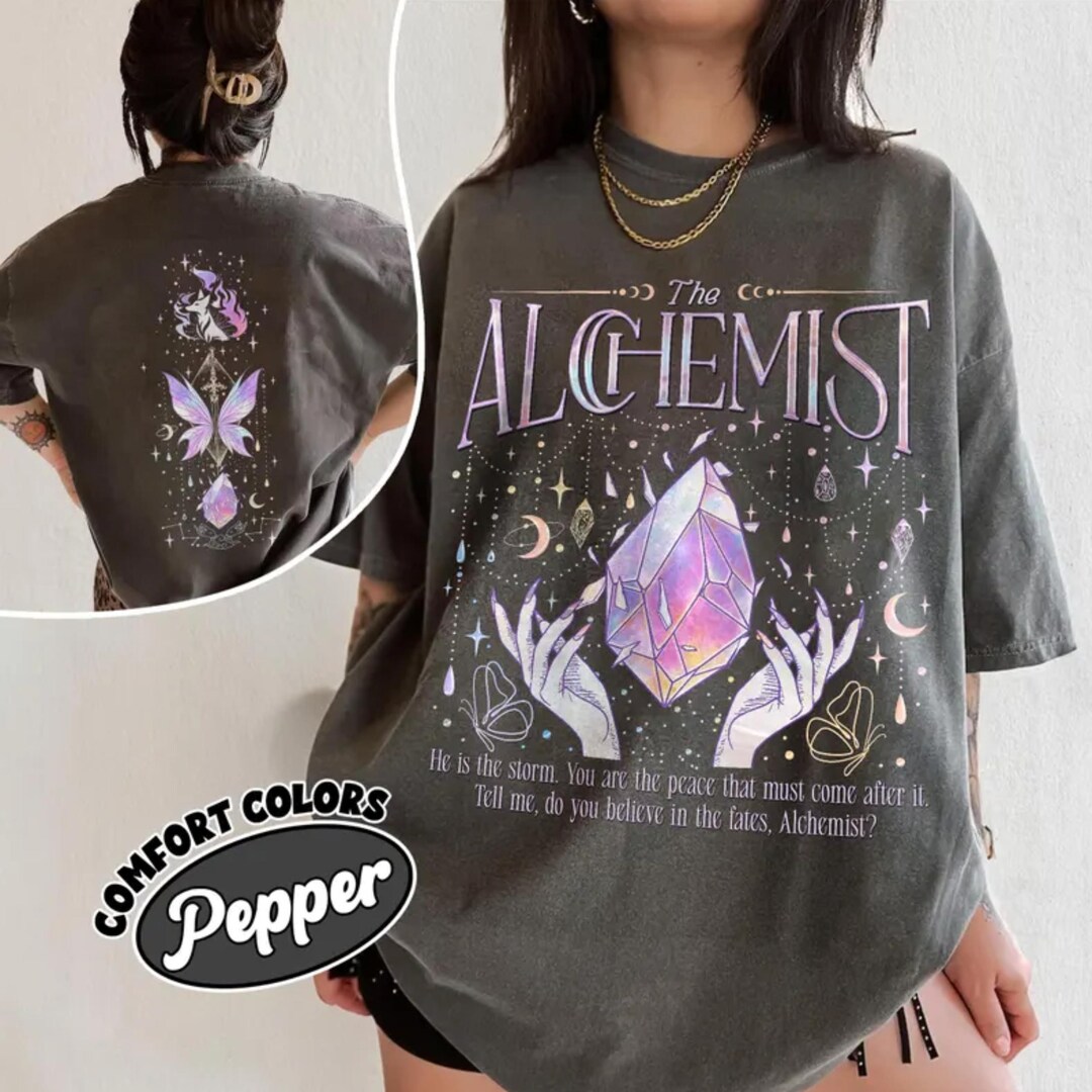 Quicksilver the Alchemist Two Sided Comfort Color Shirt Fae Alchemy ...
