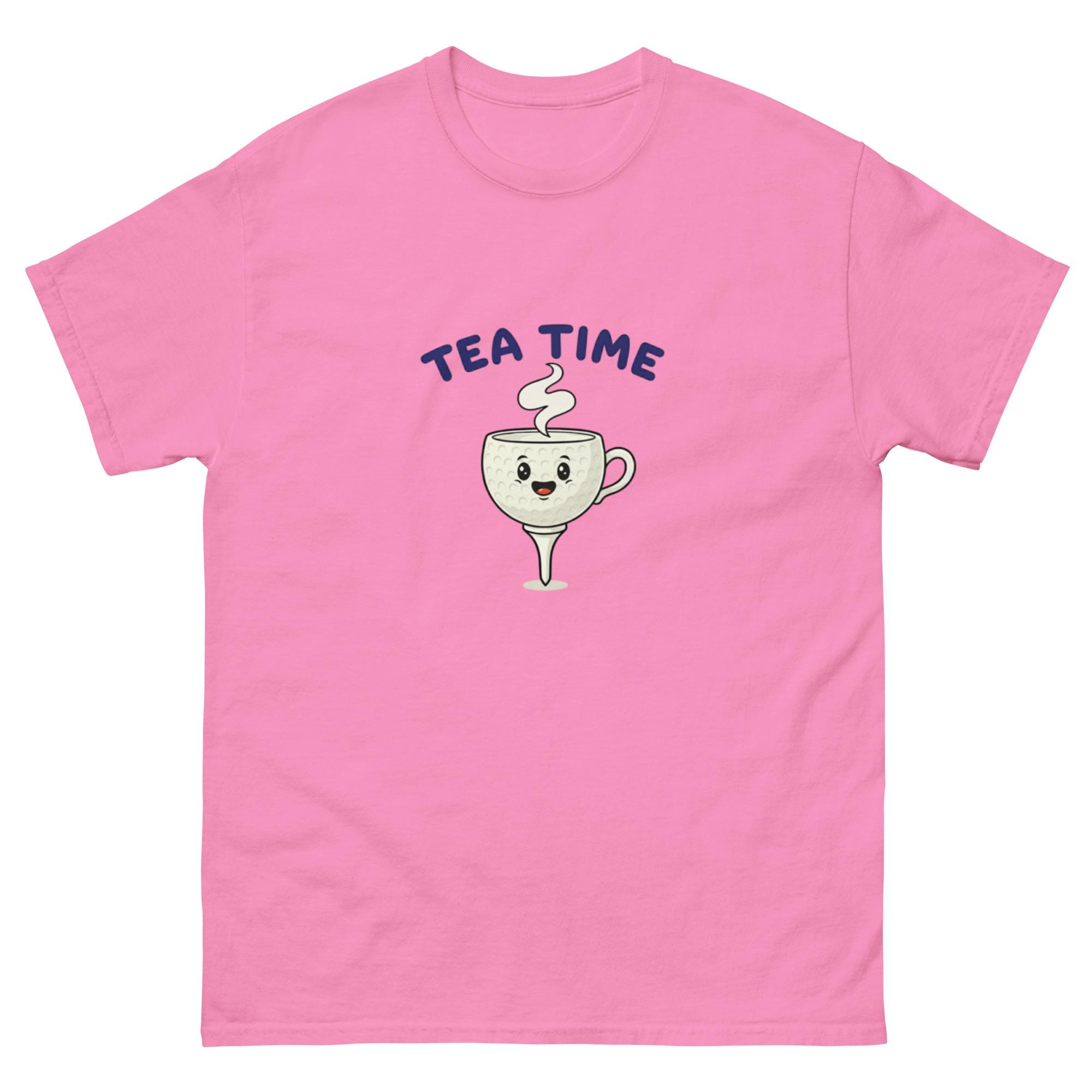 Tea Time Golf Shirt: Unisex Cotton Tee - Etsy