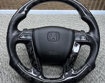 2008-2012 Honda 8th Gen Accord Real forged  Carbon Fiber Steering Wheel
