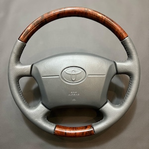トヨタ ランドクルーザー 100系 レクサス LX470 ステアリングホイール 木目