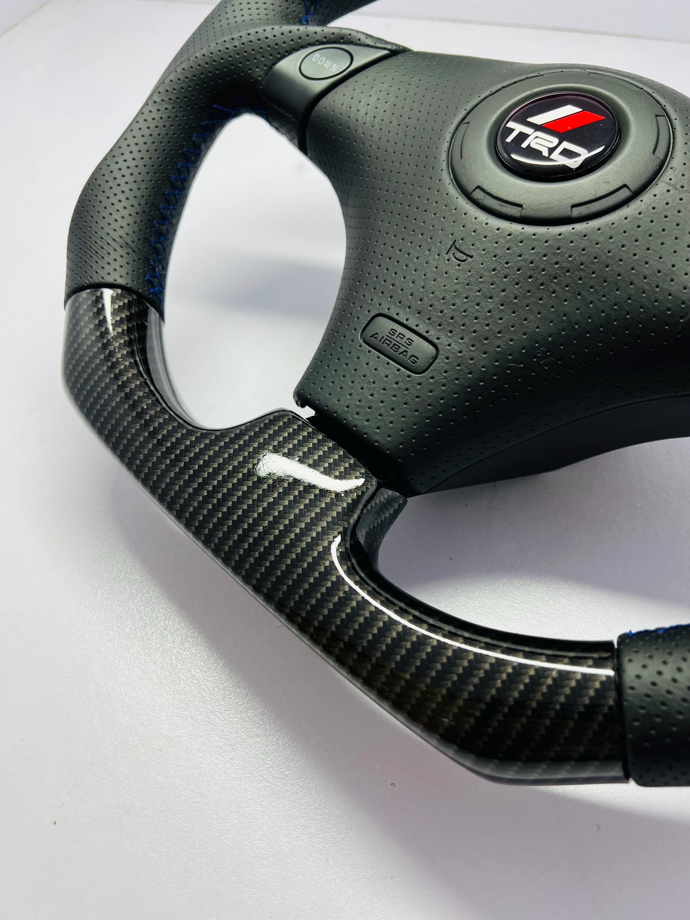 Toyota Trd Customize Carbon Fiber Steering Wheel MK4 CELICA MR2 MR