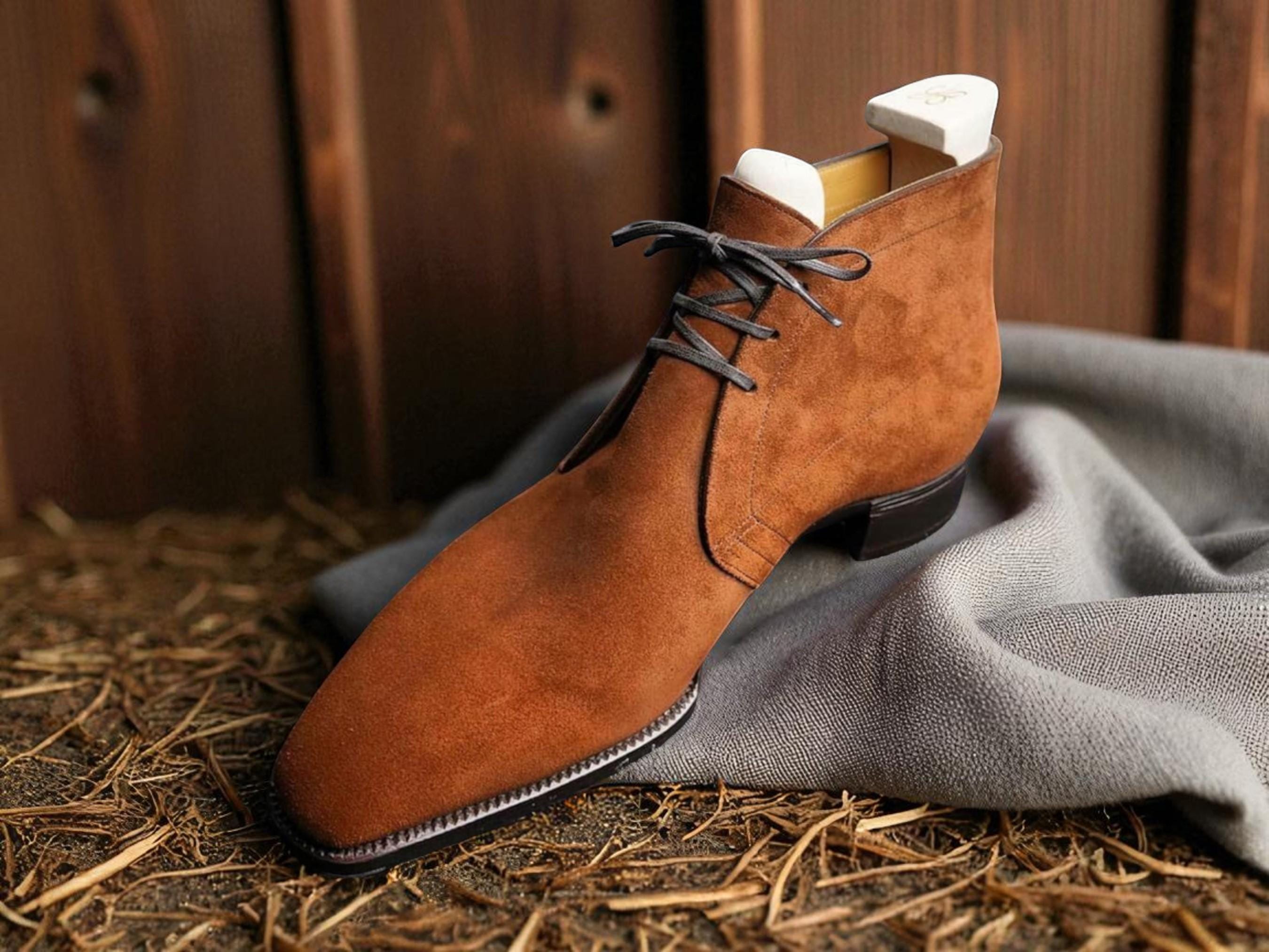 Mens Suede Chukka Boots - Etsy