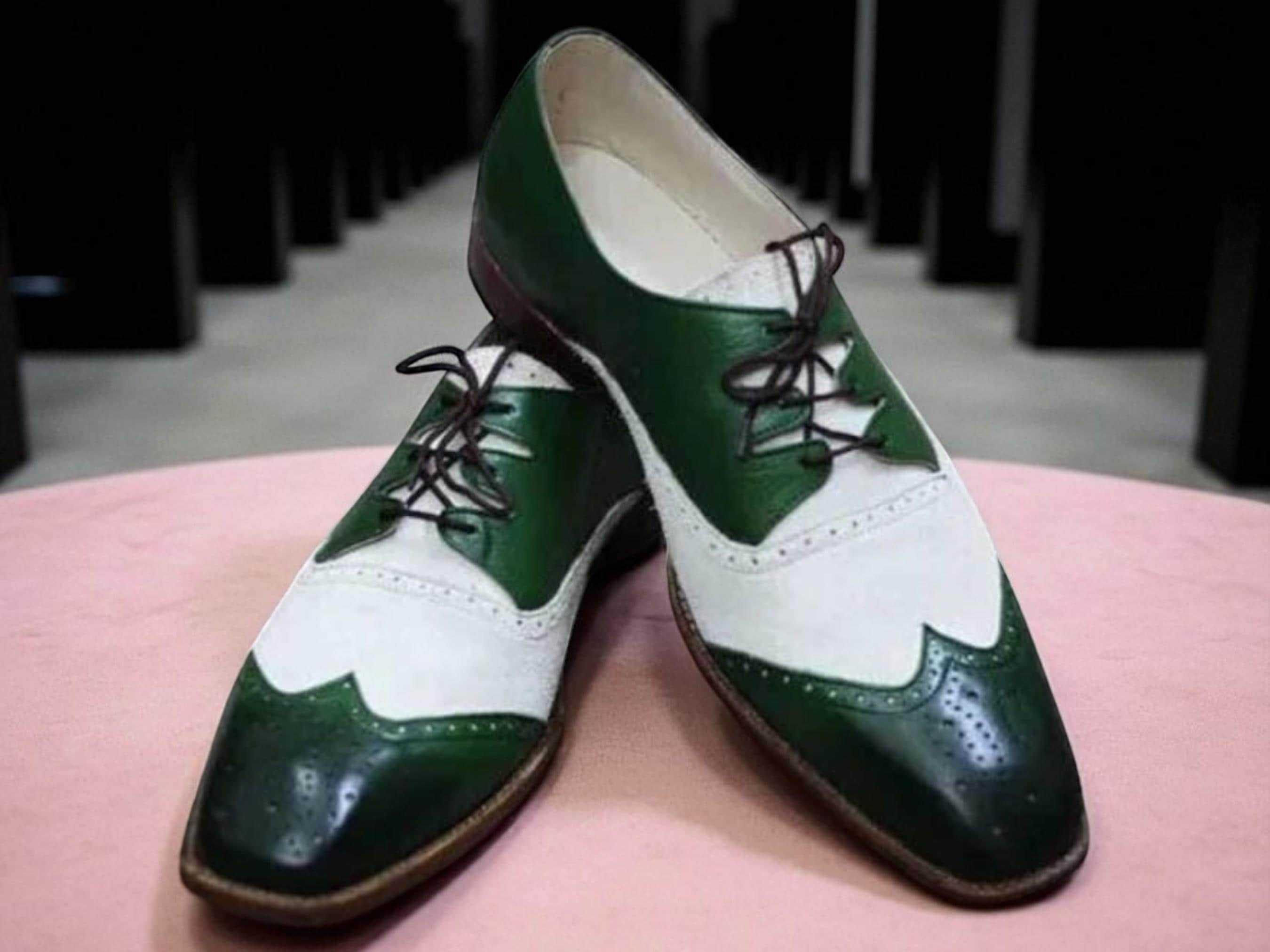 green emerald velvet dress Men Fashion Dress Shoes-3280 Black Green – Church suits for less main image 0