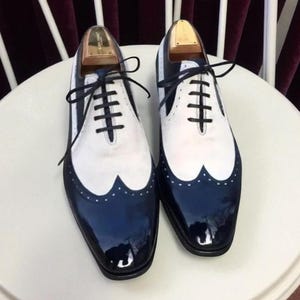 black and white dress blue shoes Duke Dress Sneaker Vela Blue Nicol, D (Medium) / 11