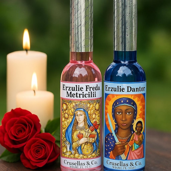 Erzulie Freda AND Erzulie Dantor Spiritual Cologne Duo – Haitian