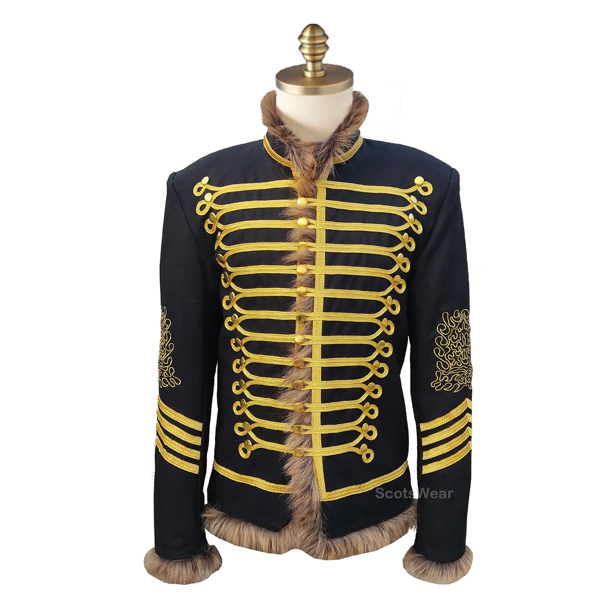 Napoleonic Hussar Military Jacket – 19th Century Vintage Wool