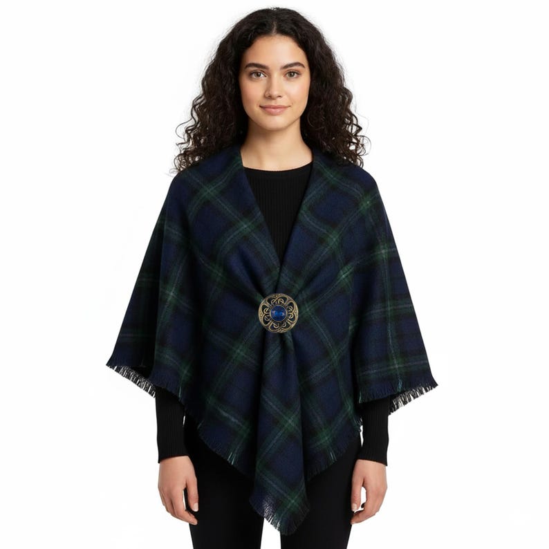 Ladies Scottish Tartan Shawl