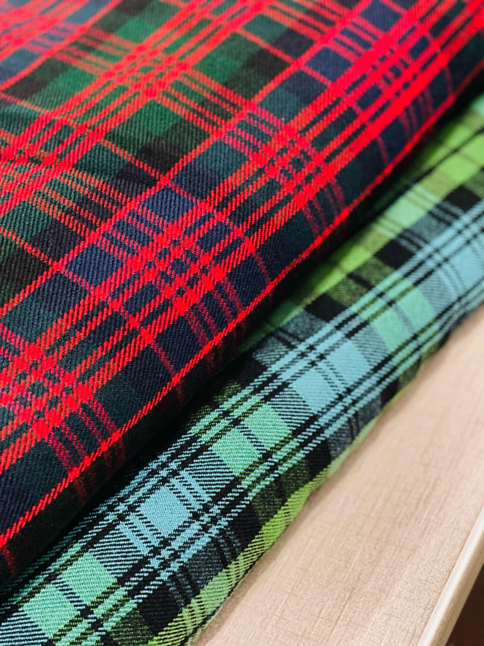 Scottish Clan Tartan Fabric by the Yard: 13oz Acrylic Wool Plaid | 54 ...