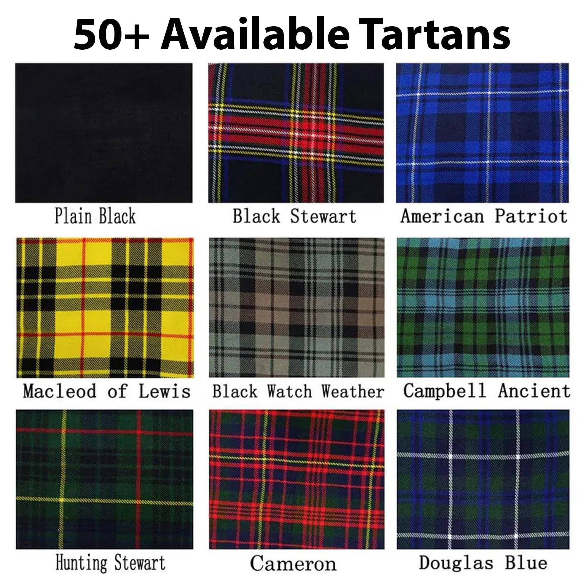 Scottish Clan Tartan Fabric by the Yard: 13oz Acrylic Wool Plaid | 54 ...