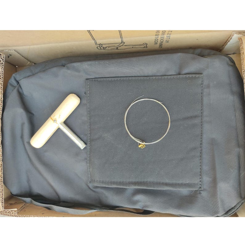 Black and Gold Lyre Packing