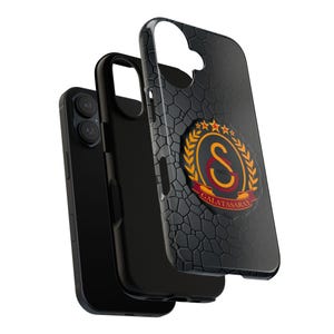 Galatasaray Tough Case, 5 Star Logo Phone Cover for Fans, Protective Phone Accessories, Soccer Team Supporter Gift, Hard Shell Case
