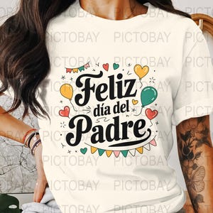 Día del Padre SVG | Digital Father's Day Design | Spanish Dad Gift Clipart