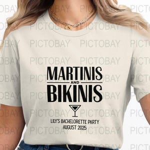 Martinis and Bikinis Bachelorette Party Digital Download - Fun Bridal Shower Decor