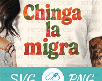 Chinga la Migra SVG PNG, Anti-IceDigital Download, Activist Protest Poster, Immigration Rights Art, Instant Download