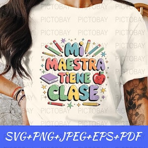 Teacher Appreciation SVG en Español | Archivo Digital para Maestros | Gracias Profe