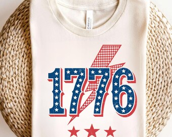 1776 Amеriса Shirt – 4th оf Julу T-Shirt оr Swеаtѕhirt – Mеriса Pаtriоtiс Shirt – Fоurth оf Julу Grарhiс Tее – USA Indереndеnсе Dау Shirt