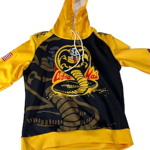 Cobra Kai Pullover Hoodie Cobra Snake Design