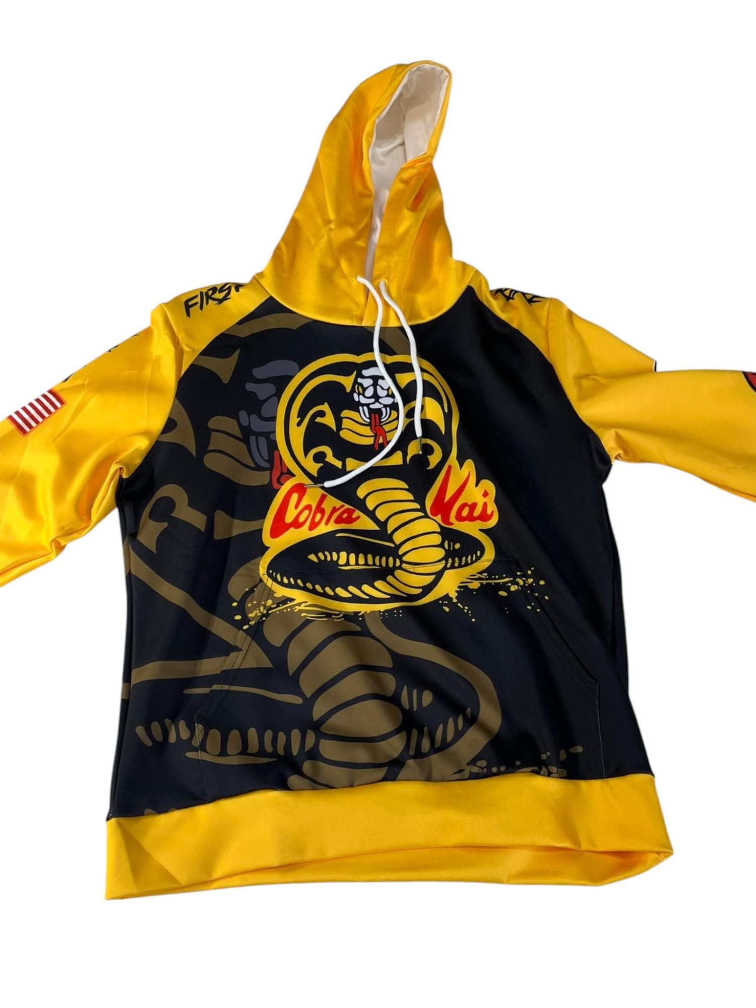 Amazon Mens Black And Yellow Hoodie Mangrove Yellow Distressed