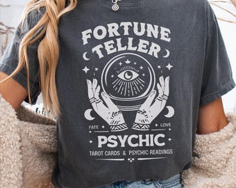 Fortune Teller T-shirt: Mystical Tarot Card Reader T-shirt