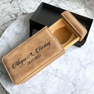 Personalized Leather Watch Case, Travel Watch Roll, Watch Roll for 3 Watches, Groom Gift, Valentine's Day gift,Gift for Him