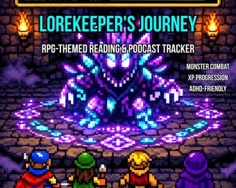 Notion Reading Tracker | ADHD Book Log | RPG XP System Template