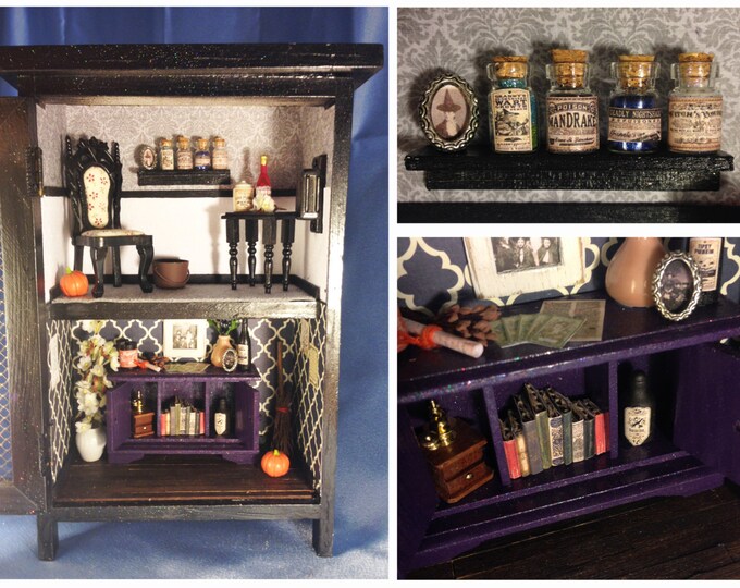 Witch's Dollhouse Two stories Room Etsy