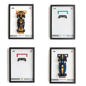 Framed Display for F1 LEGO® Speed Champions [Wall Mounted]