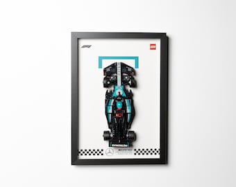 Framed Display for F1 LEGO® Speed Champions [Wall Mounted]