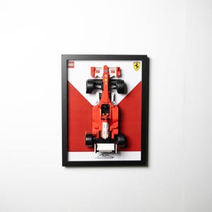 F1 Icons Wall Frame Display | Fits LEGO Senna MP4/4, Mansell FW14B, Schumacher F2004 |