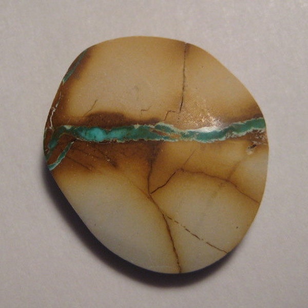 Natural Turquoise cab  ....    18 x 15 x 4.8 mm           ..... a1934