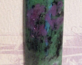 Ruby in zoisiet hanger met kraal...    56 19 x 6mm...  RinZpb1825
