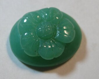 Snidad krysoprasblomma .......... 20 x 16 x 8 mm ....... a4009
