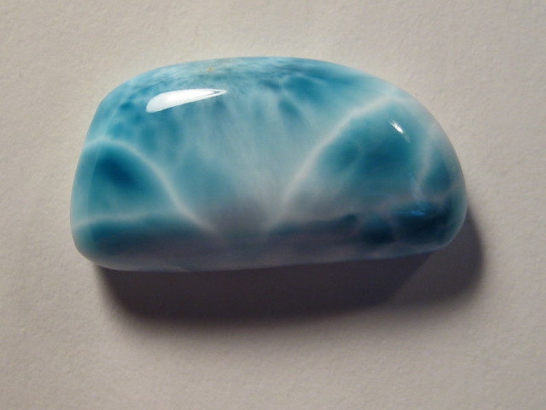 33 x 17 x 9 mm thick ........... a8 Larimar cab .......