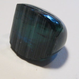 Indicolite Tourmaline cab ........ 16 x 11 x 11 mm ........... 470 image 5