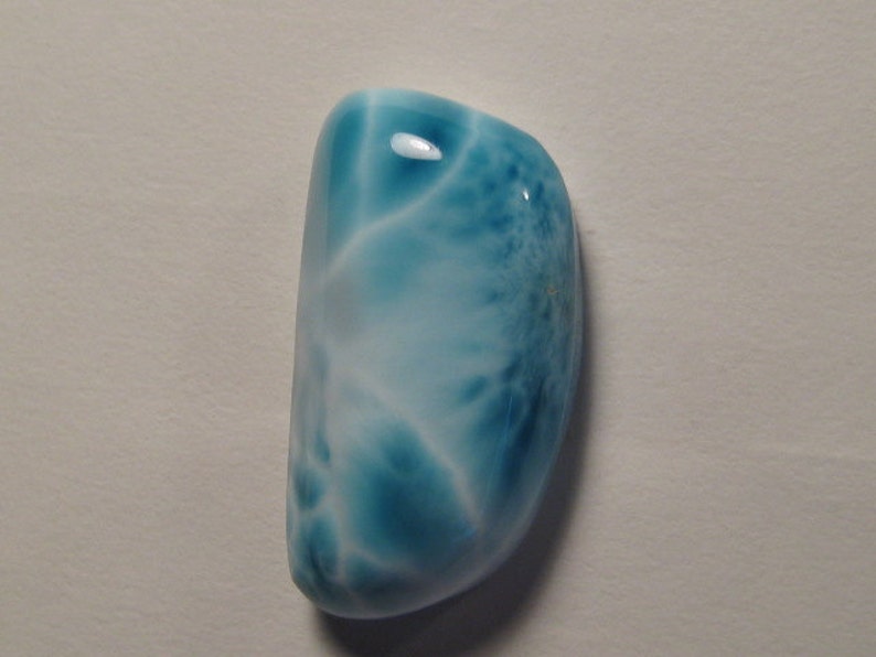 33 x 17 x 9 mm thick ........... a8 Larimar cab .......