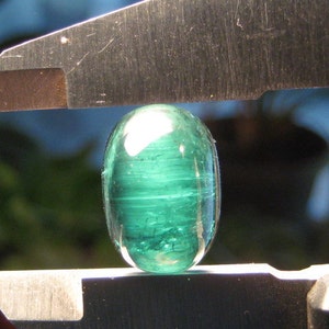 Indicolite Tourmaline cab ........ 16 x 11 x 11 mm ........... 470 image 1