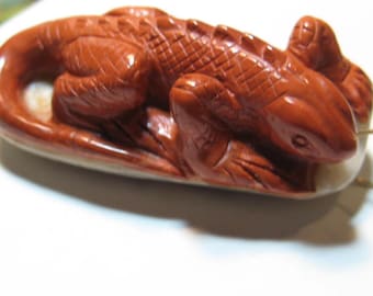 Snidad Agat-ödlepärla ...... 45 x 22 x 17 mm .......... B547