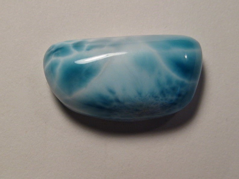 33 x 17 x 9 mm thick ........... a8 Larimar cab .......