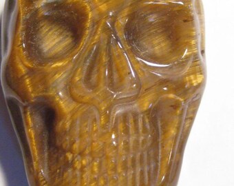 snidad tigeröga dödskallepärla .......... 38 x 26 x 13 mm ....... a1267