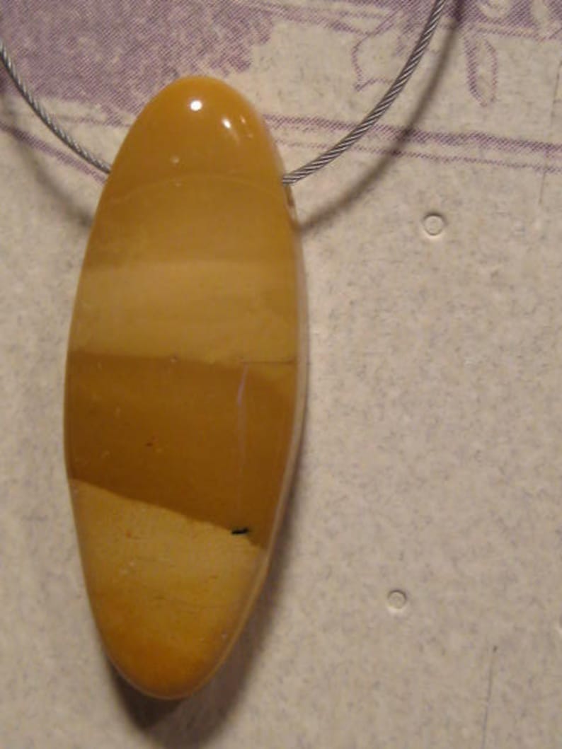 Mookaite Jasper Pendant Bead ..... 3447 34 x 13 x 6mm thick ........