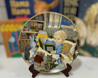 CAROL LAWSON Plates Limited Edition Fine Franklin Porcelain First