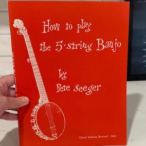 1962 Pete Seeger Banjo Guide – Third Edition | Vintage Folk Music Instruction Book | Excellent Condition