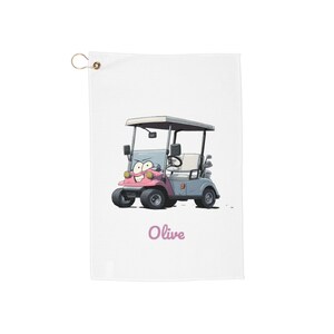 Funny Golf Towel | Perfect Gift for Golfers | Personalized Accessories, Cart Towel, Golfing Gift