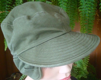 womens hat womens aviator hat army hat winter hat womens peak cap vintage hat newsboy cap