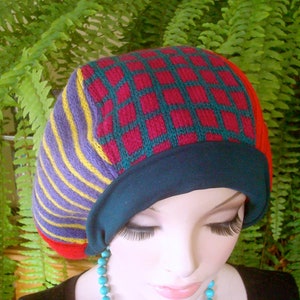 womens hat womens winter hat woollen tam chemo hat womens slouchy hat  womens beret slouchy beret oversize beret dreads