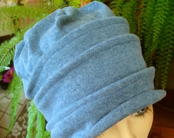 Womens Slouchy Cotton Beanie: Soft Winter Hat