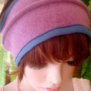 Woollen headband womens headband felted wool headband soft headband winter headband