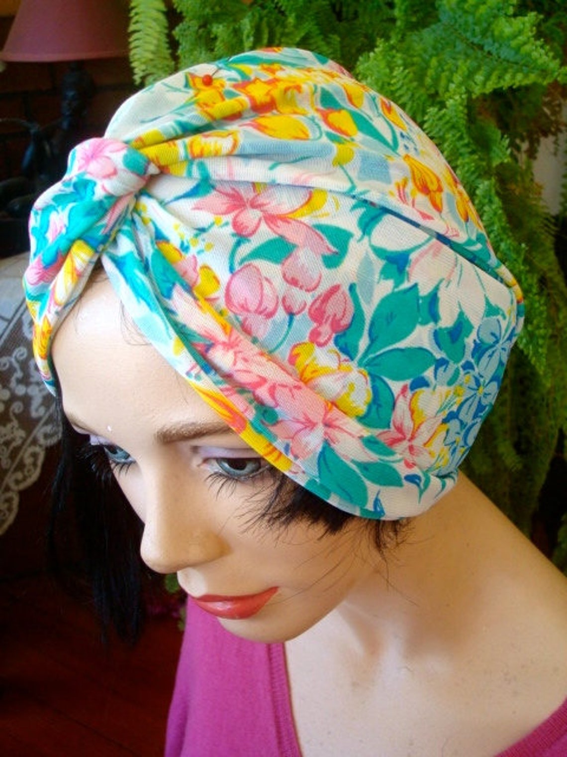 Cappello del beanie del turbante delle donne con il cappello elastico della testa del cappello