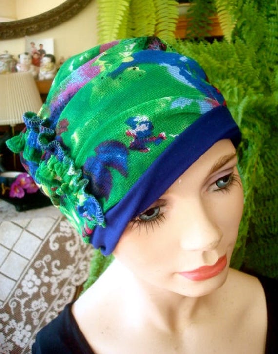 Womens Hat Chemo Hats Soft Hat Cloche 