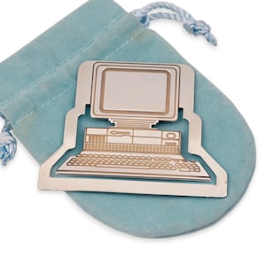 Rare Tiffany & Co 925 Sterling Silver Bookmark Vintage Computer PC Design Unengraved Gift Idea